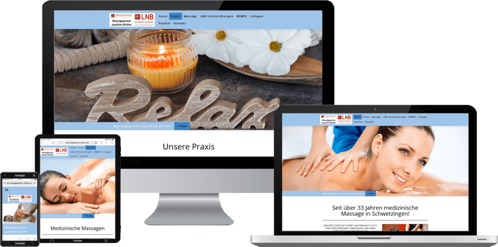 Responsive Webdesign Massagepraxis